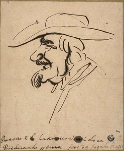 Karikatur von Kanon Sorri von Angelo de Rossi