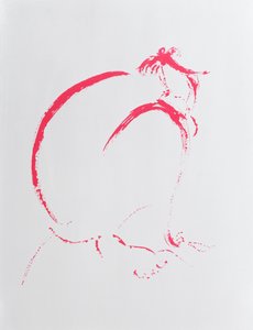 Gefalteter Akt Karmesin, 2006