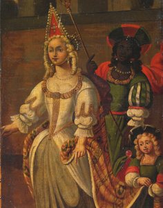 Vierfacher doppelseitiger Bildschirm, ca. 1700