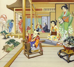 Japanisches Haus aus dem 18. Jahrhundert
