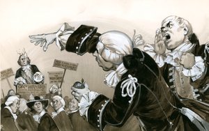 Diener des 18. Jahrhunderts bei einem politischen Treffen von Angus McBride