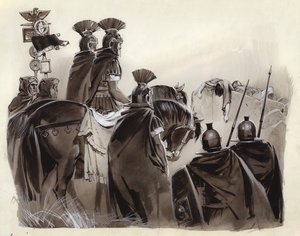 Brutus und Cassius tot von Angus McBride