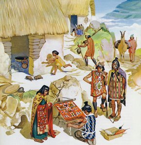 Heim in Peru, um 100 n. Chr.