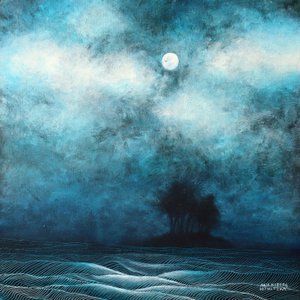 Mondbeschienene Inselnacht von Ania Witwitzka