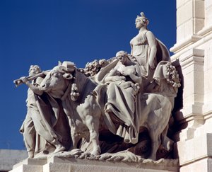 Landwirtschaft, vom Denkmal für die Cortes von Cádiz