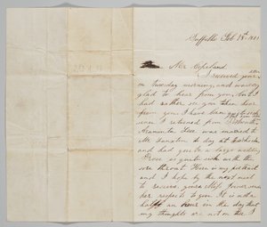 Brief an John Copeland von seiner Frau Ann, 18. Februar 1861 von Ann Hurst Copeland