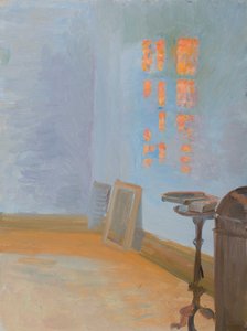 Abendsonne im Atelier des Künstlers in Markvej von Anna Ancher