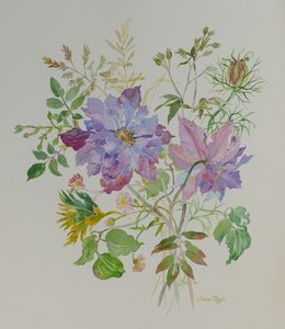 Stillleben Blumen, 2021 von Anna Pugh