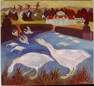 Wilde Gänsejagd
