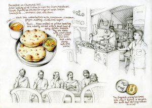 Frühstück auf dem Chumundi-Hügel