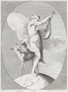 Hören, 1730-65 von Anne Claude Philippe de Caylus, Etienne Fessard