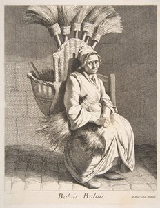 Besenverkäufer, 1737