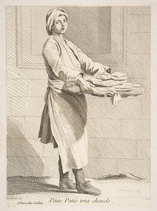Gebäckverkäufer, 1738 von Anne Claude Philippe de Caylus
