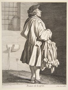 Kaninchenfellhändler, 1737