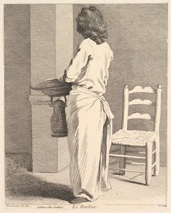 Der Barbier, 1737 von Anne Claude Philippe de Caylus