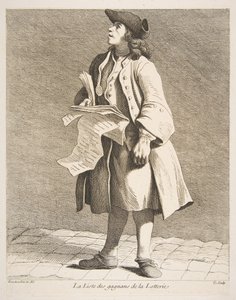 Die Ziehung der Lotteriegewinner, 1746 von Anne Claude Philippe de Caylus