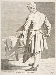 Wandernder Essigverkäufer, 1738