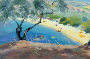 Achladies Bucht, Skiathos, Griechenland, 1985