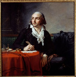 Porträt von Giuseppe Fravega (1763-1833) italienischer Revolutionär. Gemälde von Anne Louis Girodet de Roucy-Trioson von Anne Louis Girodet de Roucy Trioson