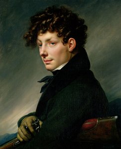Porträt eines jungen Mannes als Jäger, 1811