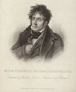 Porträt von Vicomte de Chateaubriand von Anne Louis Girodet de Roucy Trioson
