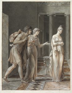 Das Treffen von Orestes und Hermione von Anne Louis Girodet de Roucy Trioson
