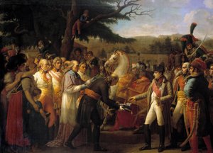 Die Übergabe der Schlüssel von Wien an Napoleon I (1769-1821) von Anne Louis Girodet de Roucy Trioson