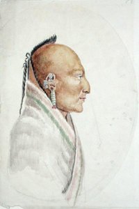 Cachasunghia, Häuptling der Kleinen Osage