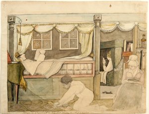 Die Hyde De Neuville Kabine auf der Eurydice, 1816