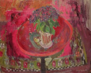 Das rote Tablett