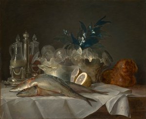 Stillleben mit Makrele