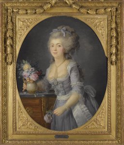Porträt von Adélaïde Henriette Auguié 1758-1794 von Anne Vallayer Coster