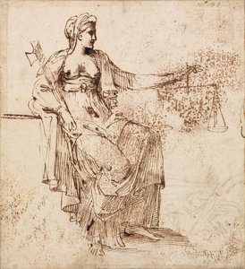 Carracci - Gerechtigkeit, RCIN 902146
