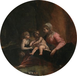 Die Jungfrau und das Kind mit dem kleinen Johannes dem Täufer, 1599 - 1600