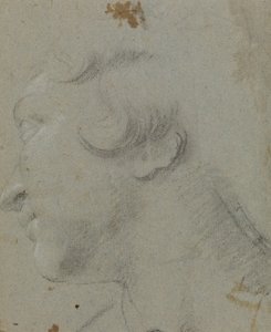 Carracci - Kopf der heiligen Katharina, RCIN 902115