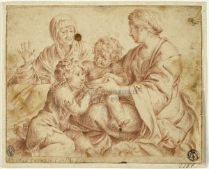 Madonna mit Kind und den Heiligen Elisabeth und Johannes dem Täufer