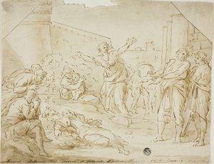 Trauer um den Körper des heiligen Stephanus