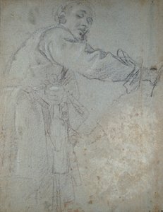 Studie einer drapierten männlichen Figur, 1580-1609 von Annibale Carracci