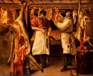 Die Metzgerei von Annibale Carracci