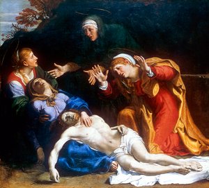 Die drei Marien betrauern den toten Christus, um 1604
