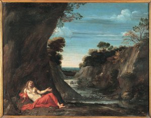 Landschaft mit der reuigen Magdalena