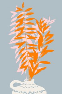 Minimalistisches botanisches Stillleben von Annick