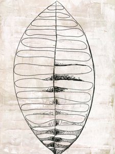 Organische Blattlinienkunst