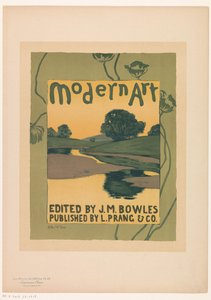 Anzeige für die Zeitschrift Modern Art (Serie: Les Maîtres de l