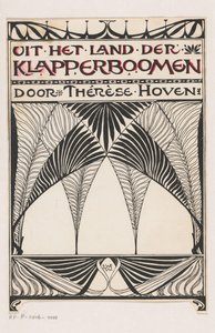 Einbandentwurf für: Thérèse Hoven, Aus dem Land der Kokospalmen, 1897 von Anonymous