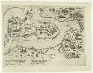 Belagerung von Schenkenschans durch die Spanier, 1599 von Anonymous