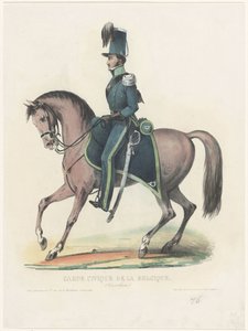 Belgische Bürgerwache zu Pferd, 1830