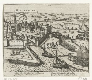 Bossu fällt in Rotterdam ein, 1572