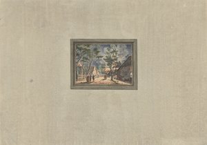 Brand in Muiderberg, 1746 von Anonymous