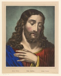 Christus mit Hand auf der Brust